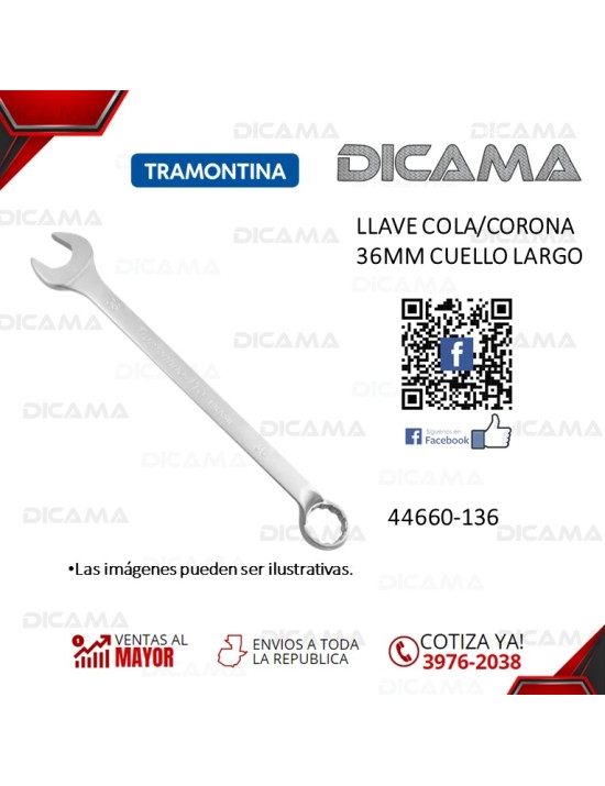LLAVE COLA/CORONA 36MM CUELLO LARGO