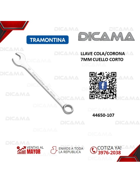 LLAVE COLA/CORONA 7MM CUELLO CORTO
