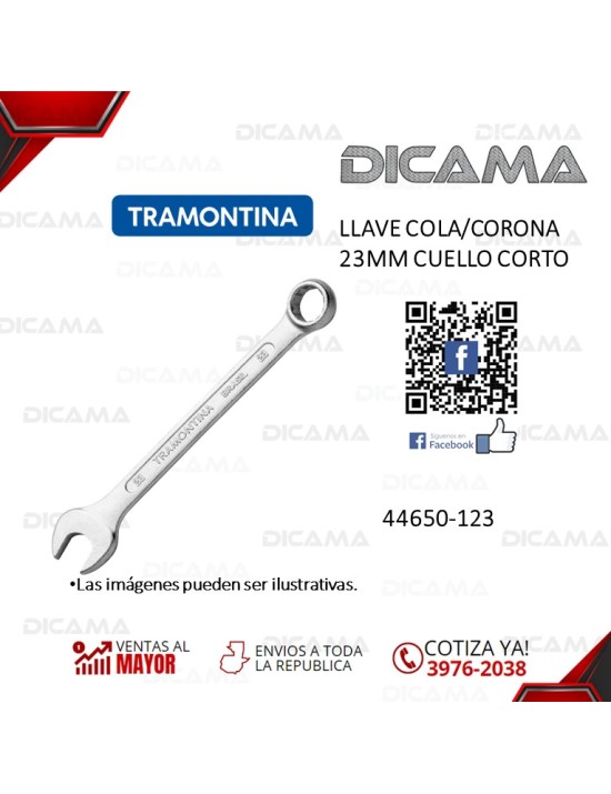 LLAVE COLA/CORONA 23MM CUELLO CORTO