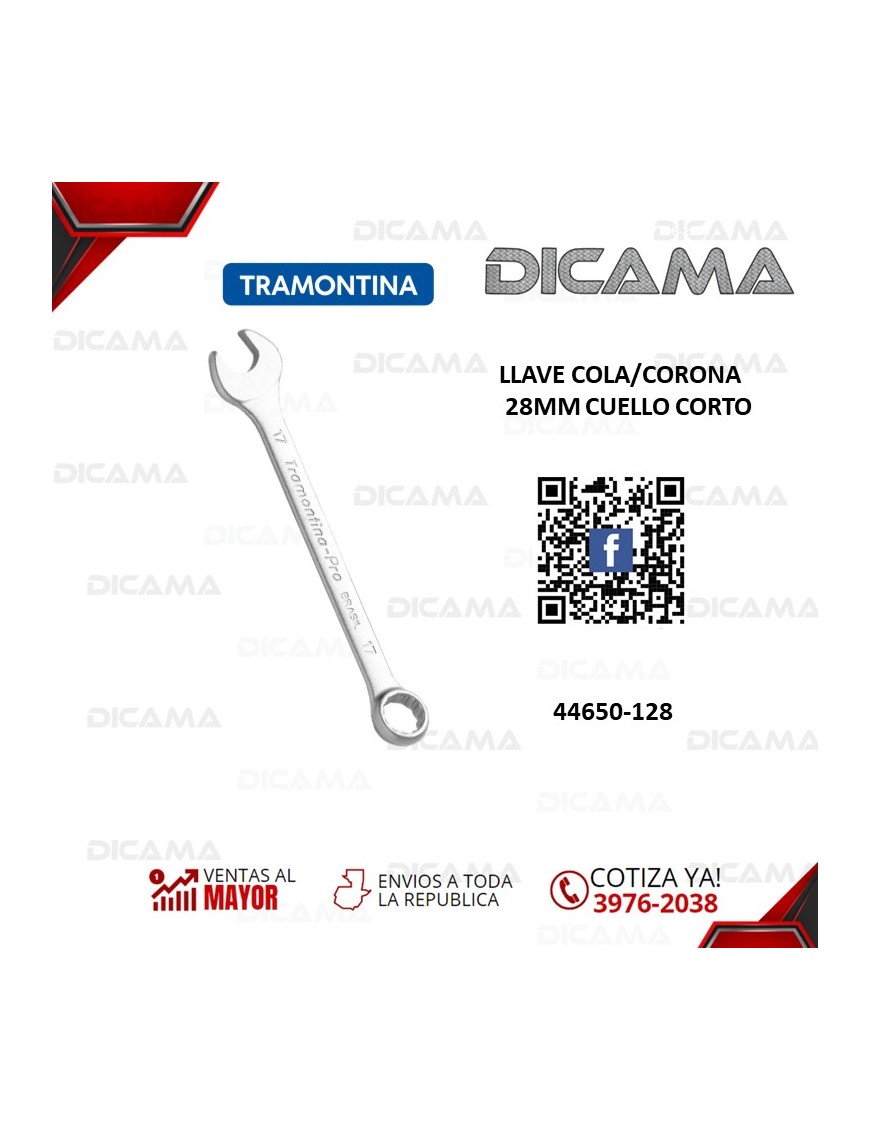 LLAVE COLA/CORONA 28MM CUELLO CORTO