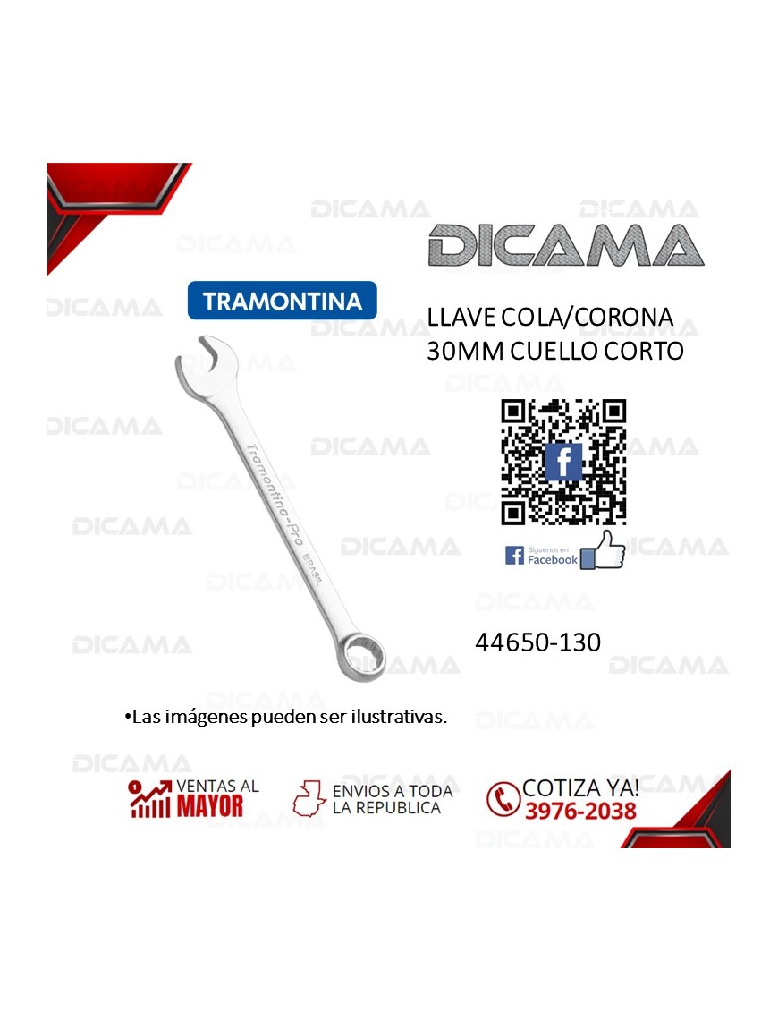 LLAVE COLA/CORONA 30MM CUELLO CORTO