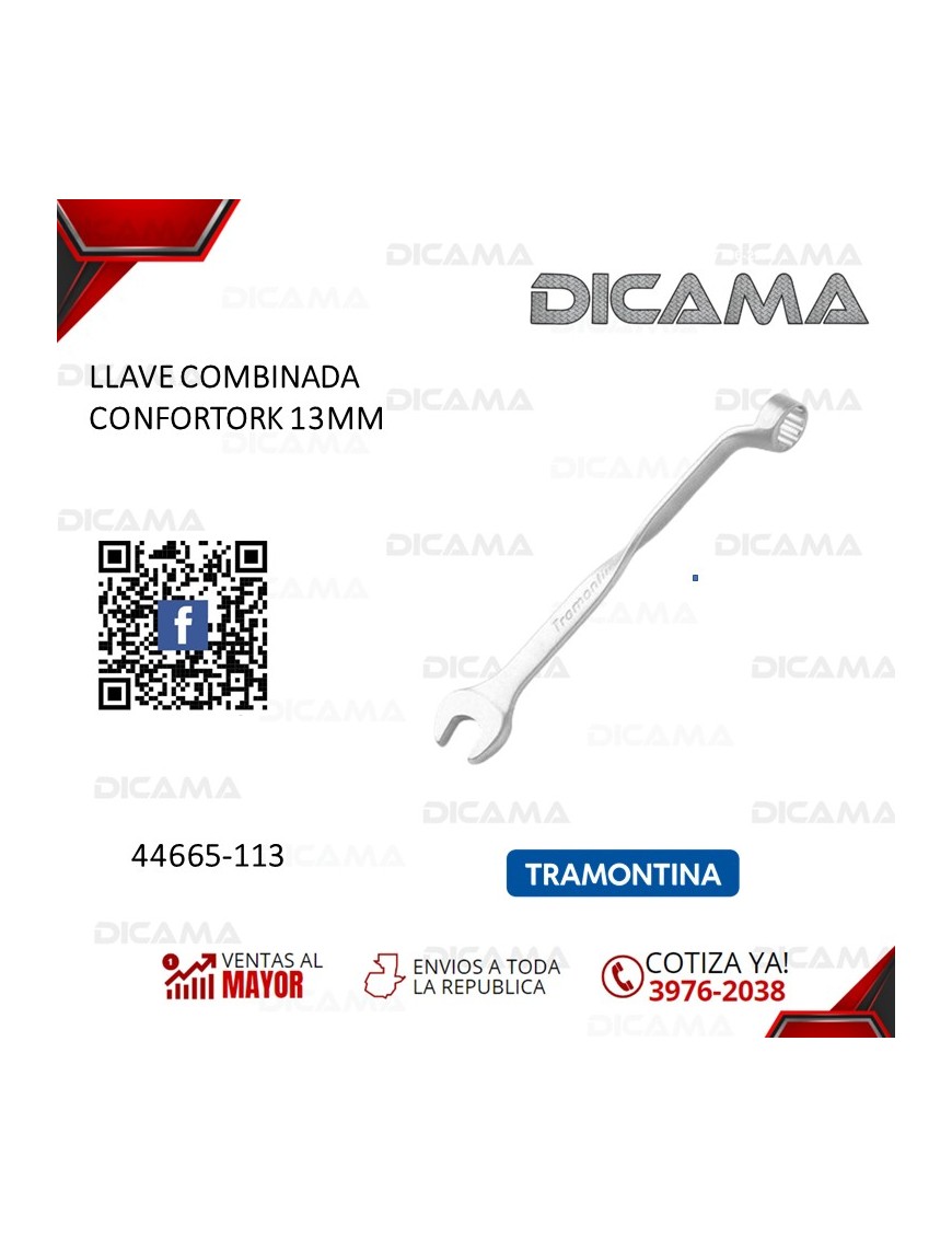 LLAVE COMBINADA CONFORTORK 13MM