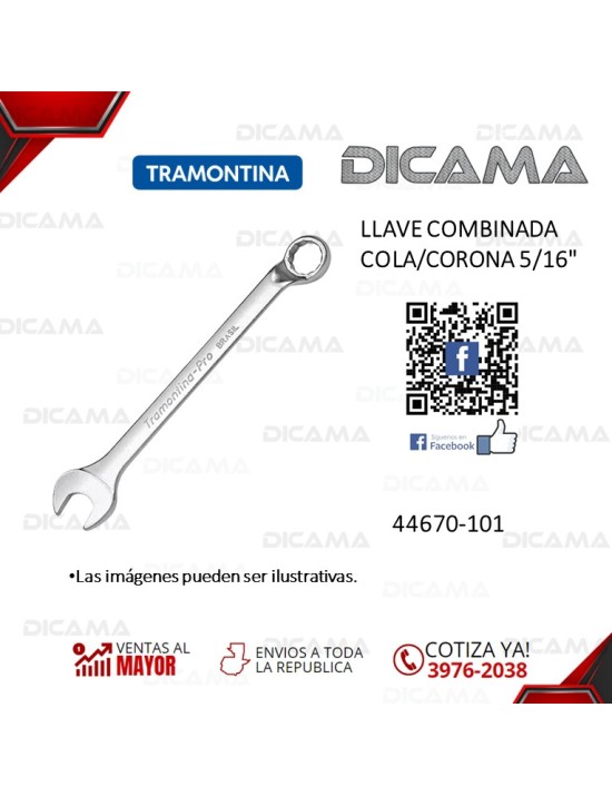 LLAVE COMBINADA COLA/CORONA  5/16"