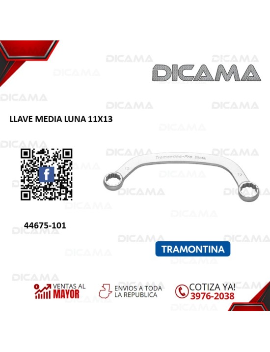 LLAVE MEDIA LUNA 11X13