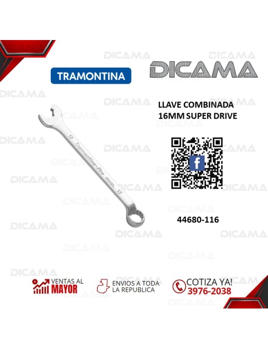 LLAVE COMBINADA 16MM SUPER DRIVE