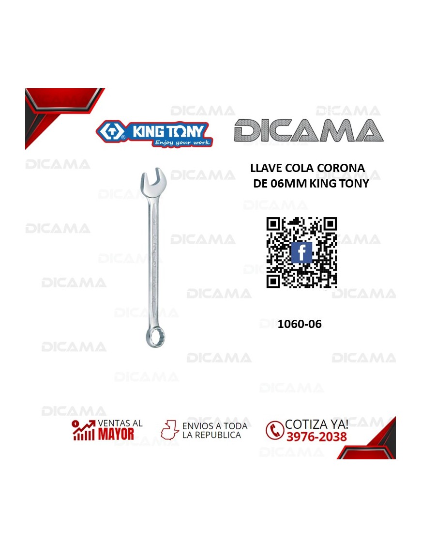 LLAVE COLA CORONA 6 MM