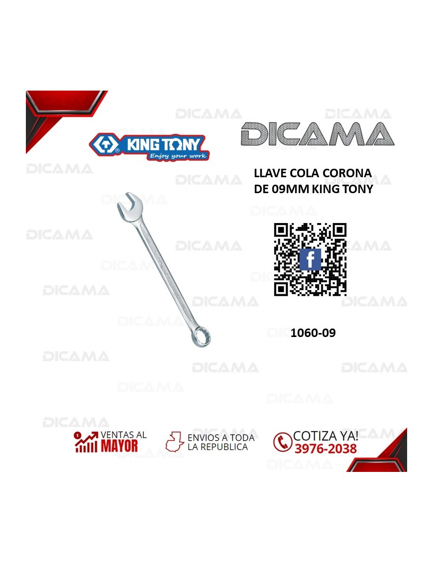 LLAVE COLA CORONA 9MM