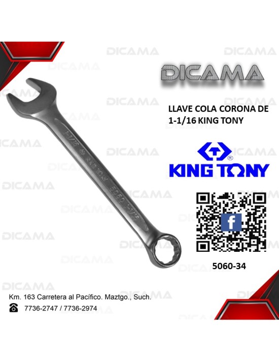 LLAVE COLA CORONA 1-1/16"