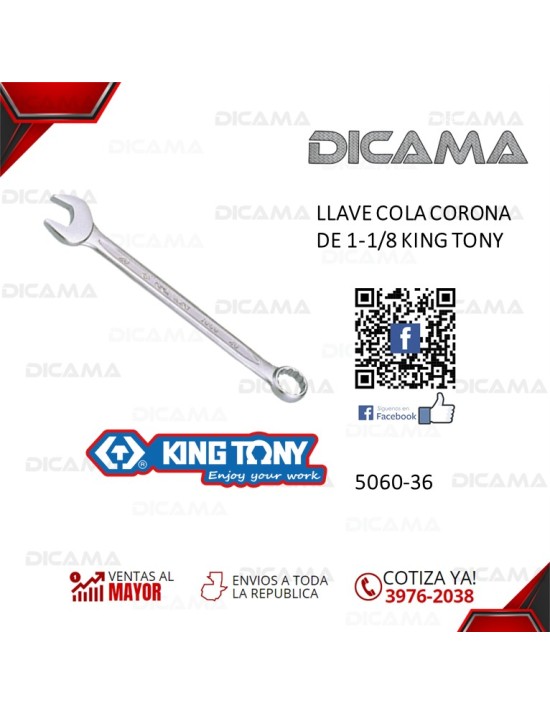 LLAVE COLA CORONA 1-1/8"