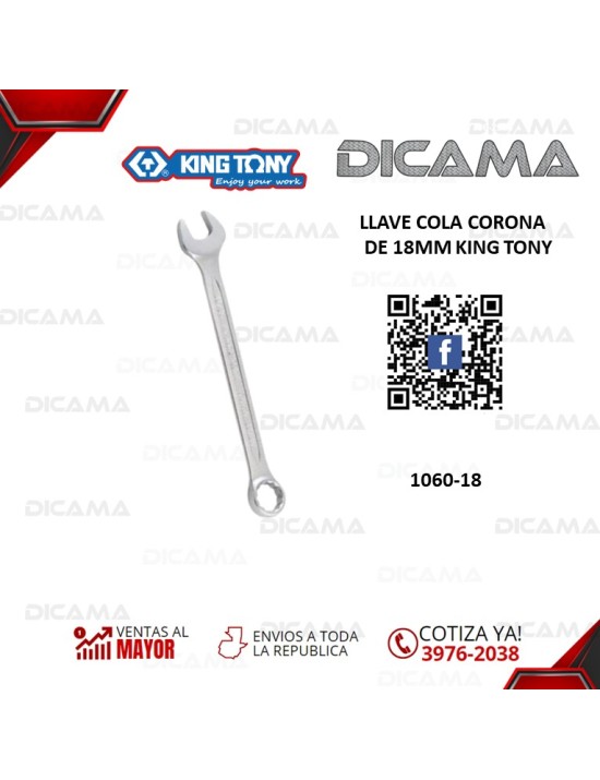 LLAVE COLA CORONA 18 MM
