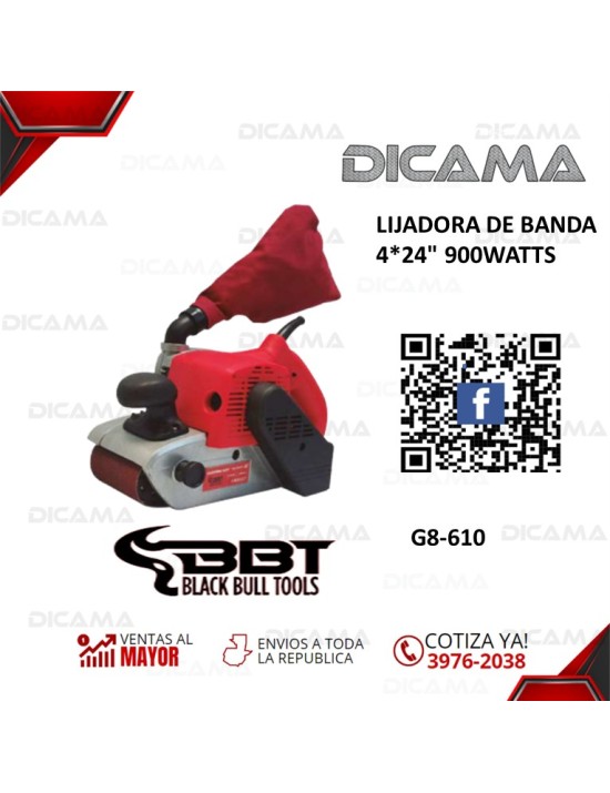 LIJADORA DE BANDA 4X24" 900WATTS