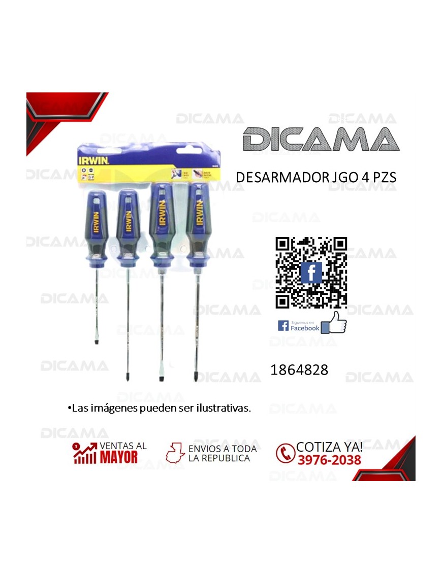 DESARMADOR JGO 4 PZS
