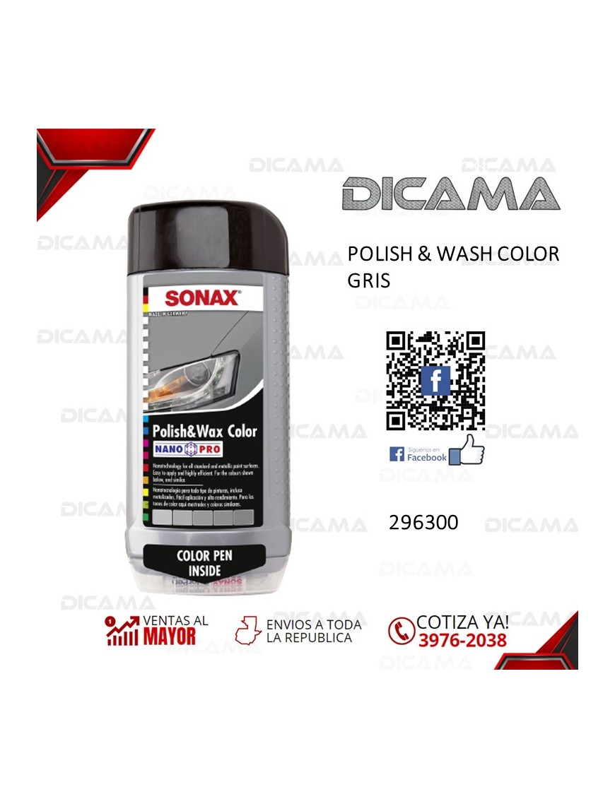 POLISH & WASH COLOR GRIS