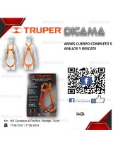 ARNES CUERPO COMPLETO 5 ANILLOS Y RESCATE