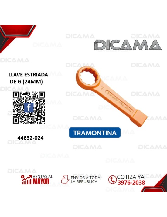 LLAVE ESTRIADA DE G (24MM)