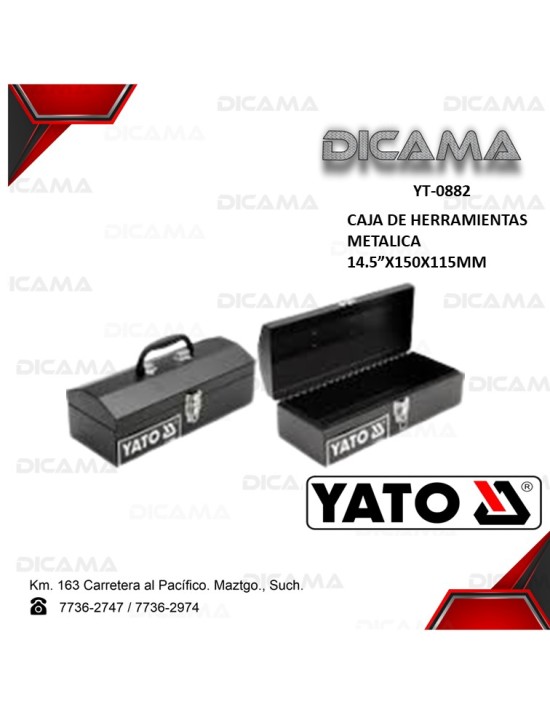 CAJA HERRAMIENTA METAL 14.5"X150X115MM