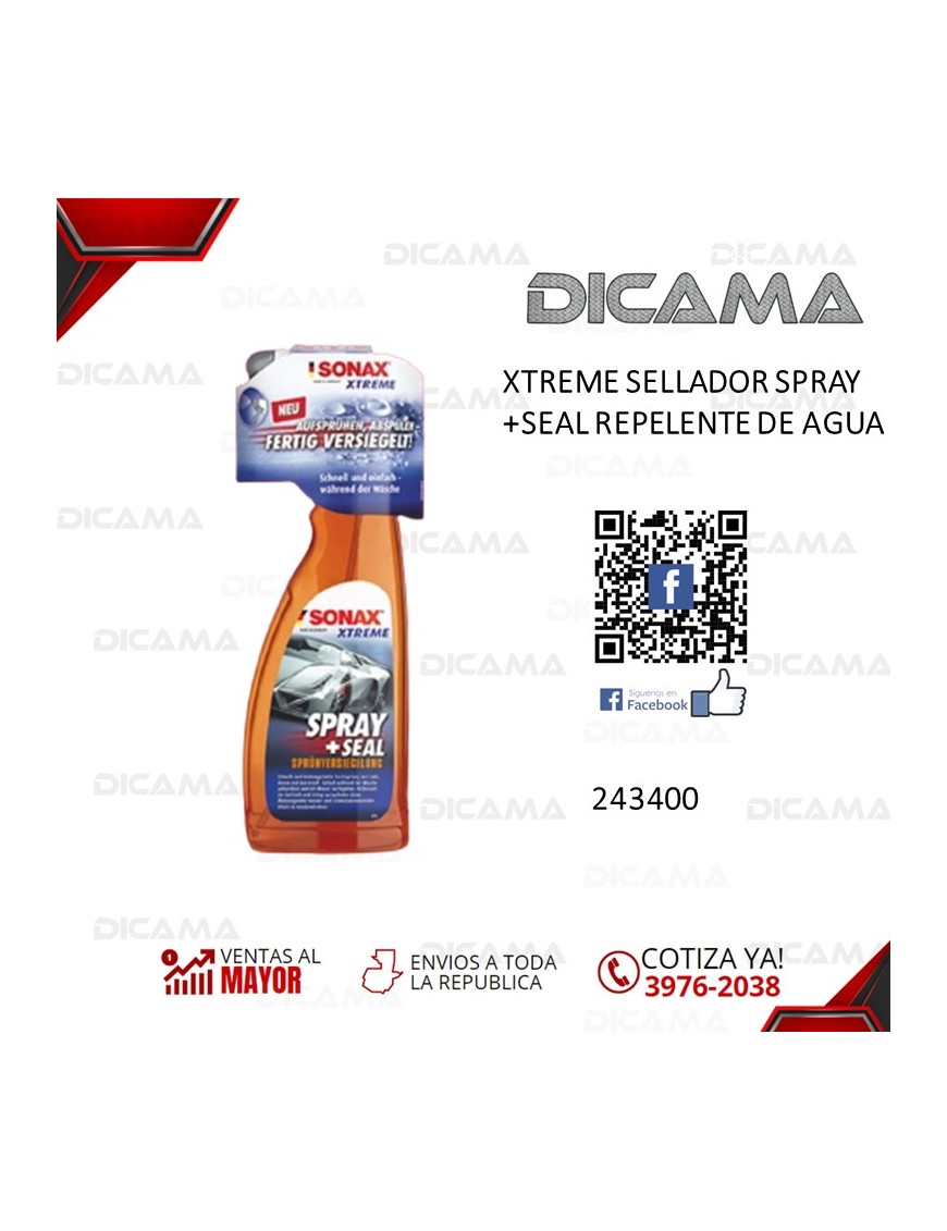 XTREME SELLADOR SPRAY+SEAL REPELENTE DE AGUA
