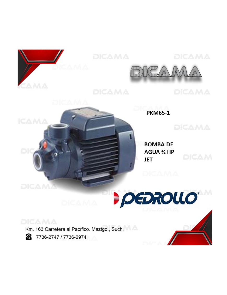BOMBA DE AGUA 3/4" HP JET