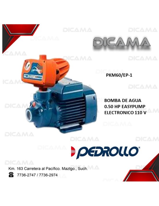 BOMBA DE AGUA 0.50"HP EASYPUMP ELECTRONICO 110V