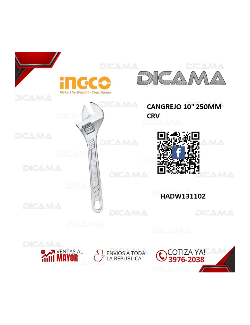 CANGREJO 10" 250MM CRV
