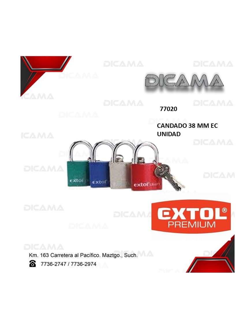 CANDADO 38 MM EC