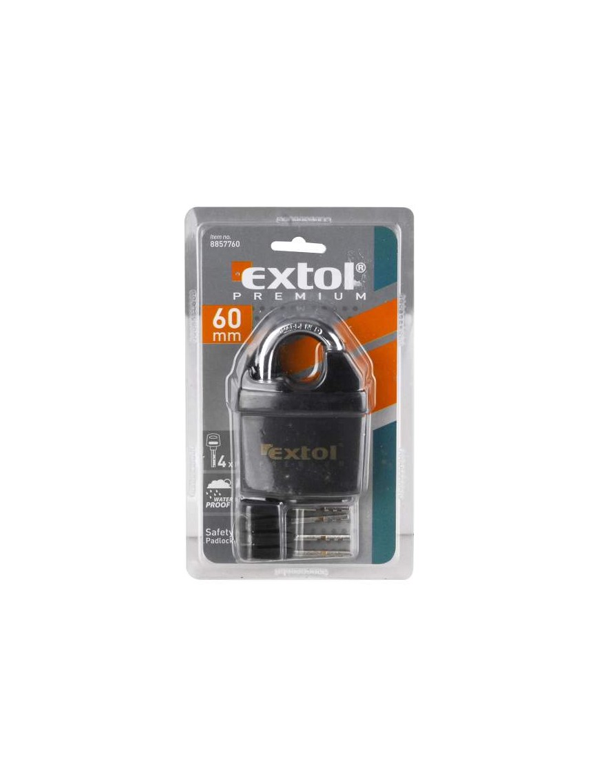 CANDADO 50MM ALTA SEGURIDAD NEGRO 4X IMP