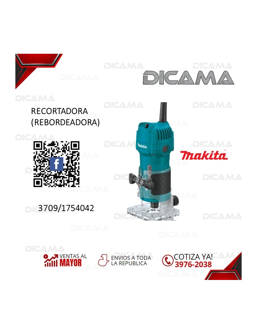 RECORTADORA DESBASTADORA 1/4" 30,000 RPM 530 WATTS