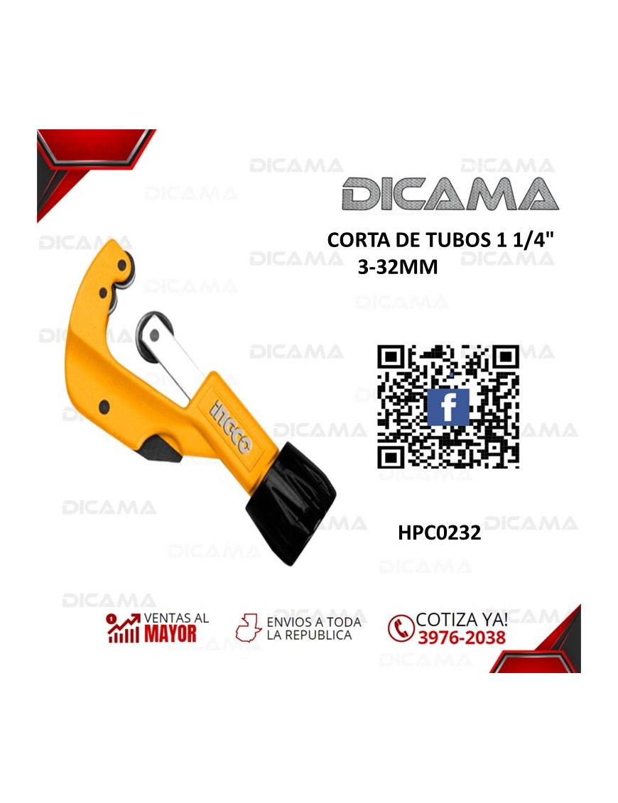 CORTA DE TUBOS 1 1/4" 3-32MM