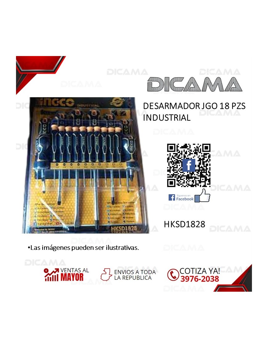 DESARMADOR JGO 18 PZS INDUSTRIAL