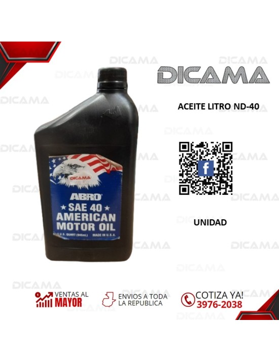 ACEITE LITRO ND-40