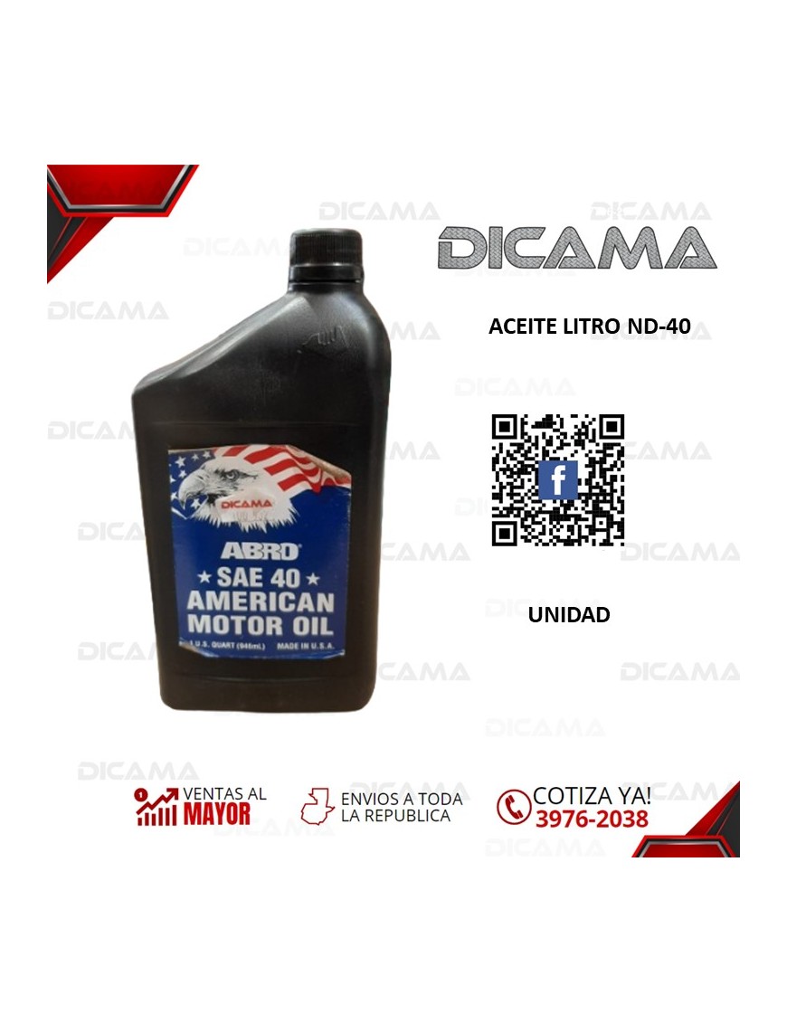 ACEITE LITRO ND-40