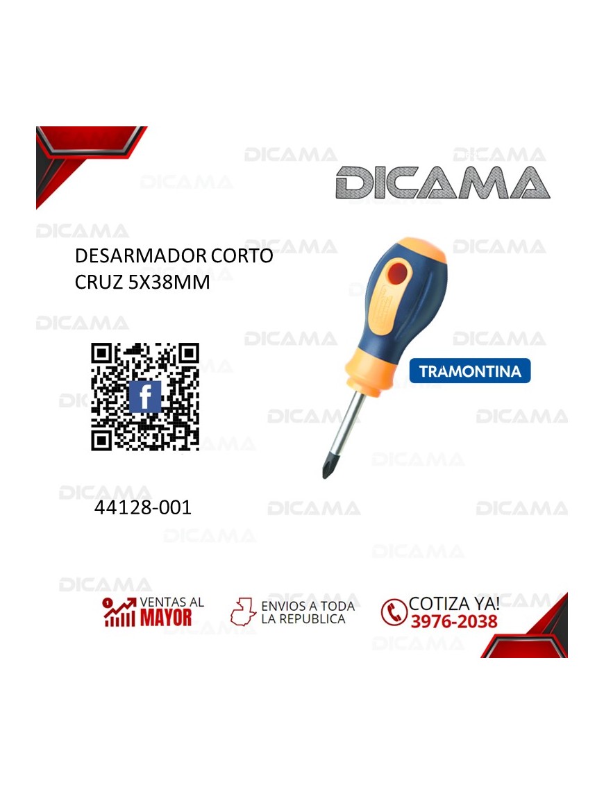 DESARMADOR CRUZ 5X38MM