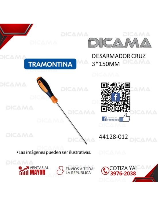 DESARMADOR CRUZ 3*150MM