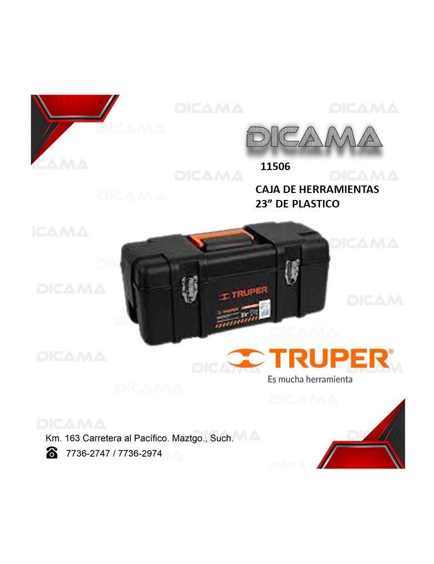CAJA HERRAMIENTA PLASTICA 23"