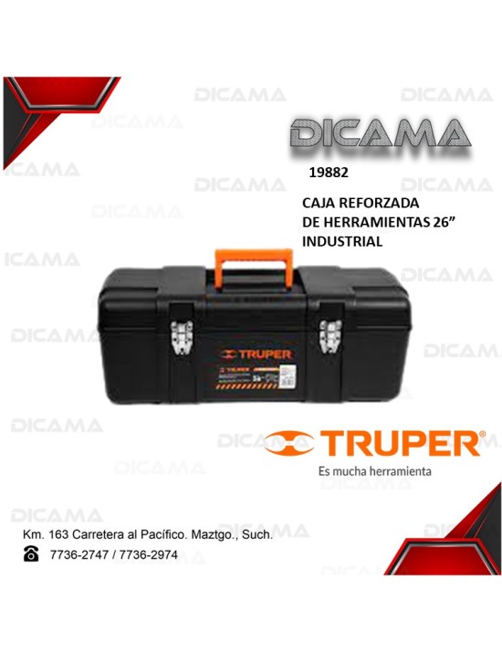 CAJA HERRAMIENTA PLASTICA 26" INDUSTRIAL