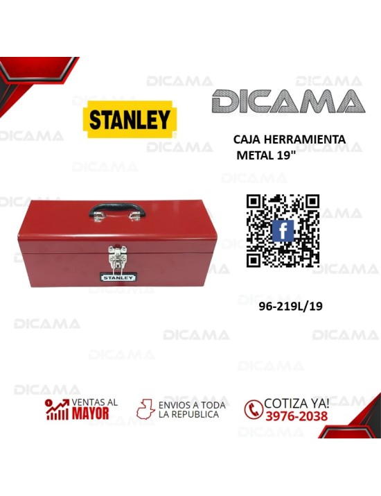 CAJA HERRAMIENTA METAL 19"
