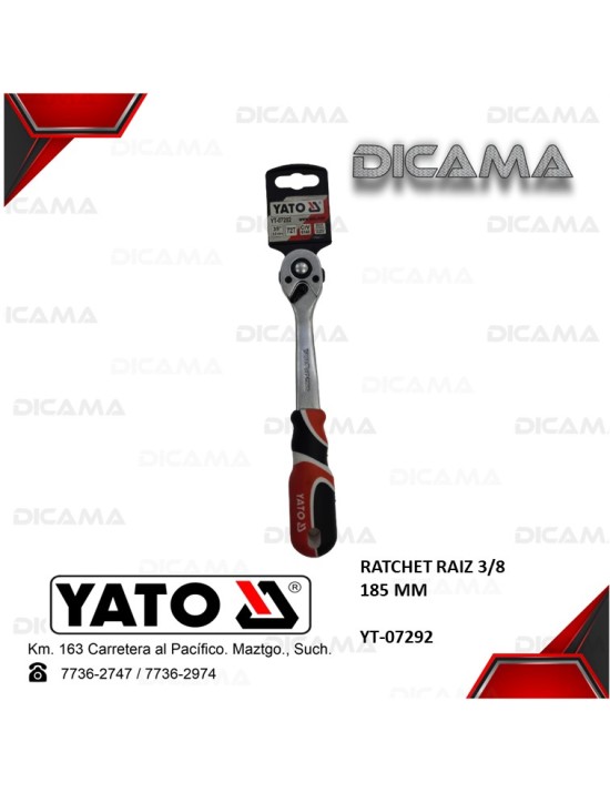 RATCHET RAIZ 3/8" 8" 185MM