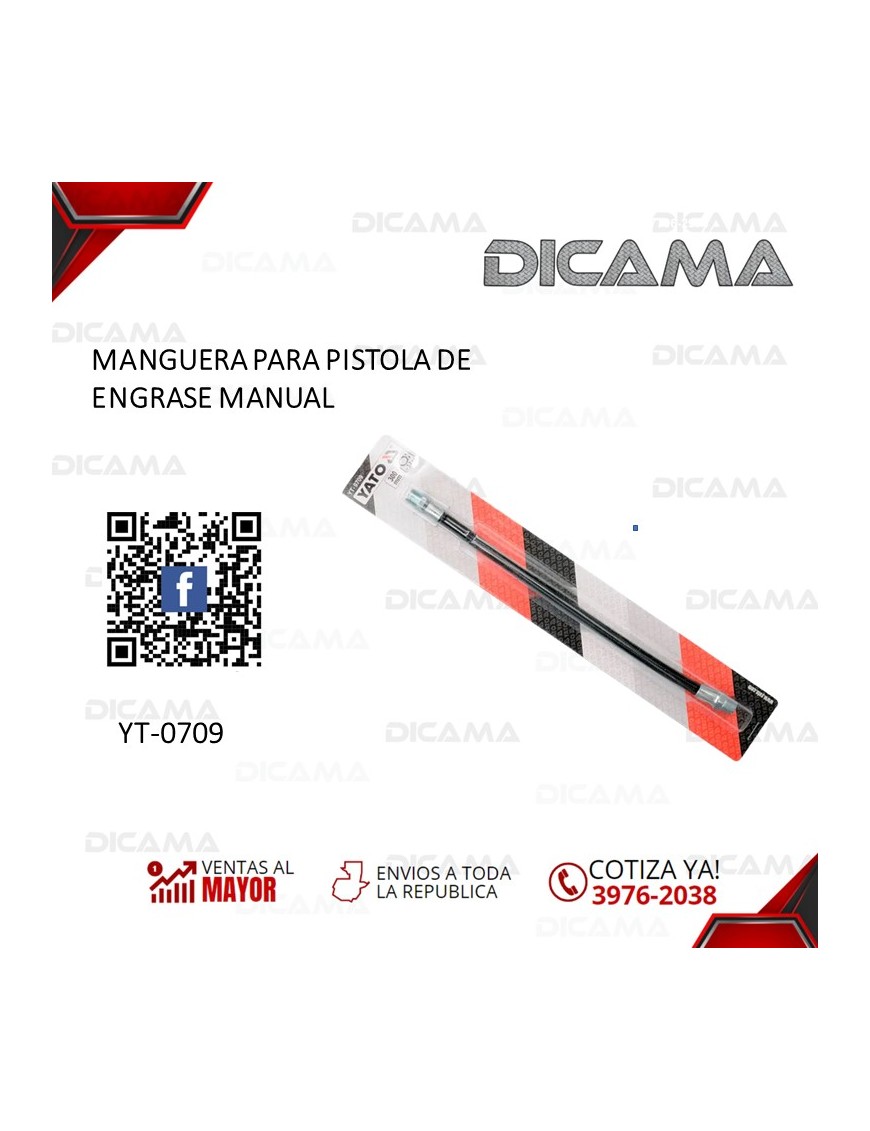 MANGUERA PARA PISTOLA DE ENGRASE MANUAL