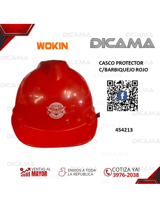 CASCO DE SEGURIDAD ROJO