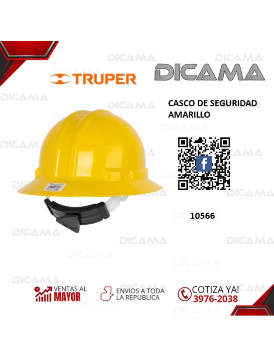 CASCO DE SEGURIDAD AMARILLO