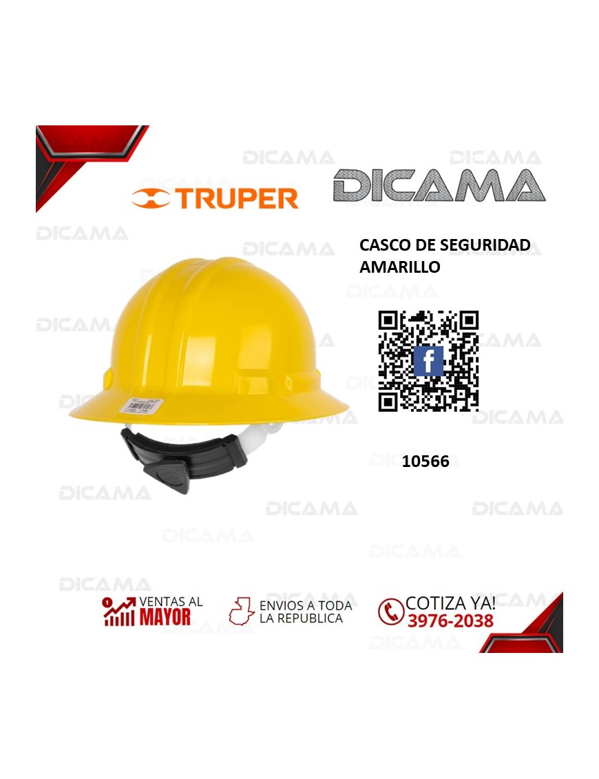 CASCO DE SEGURIDAD AMARILLO