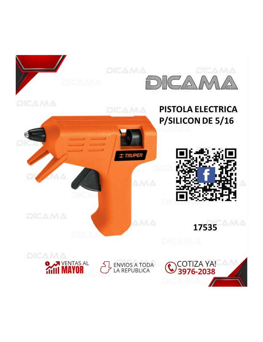 PISTOLA ELECTRICA P/SILICON DE 5/16