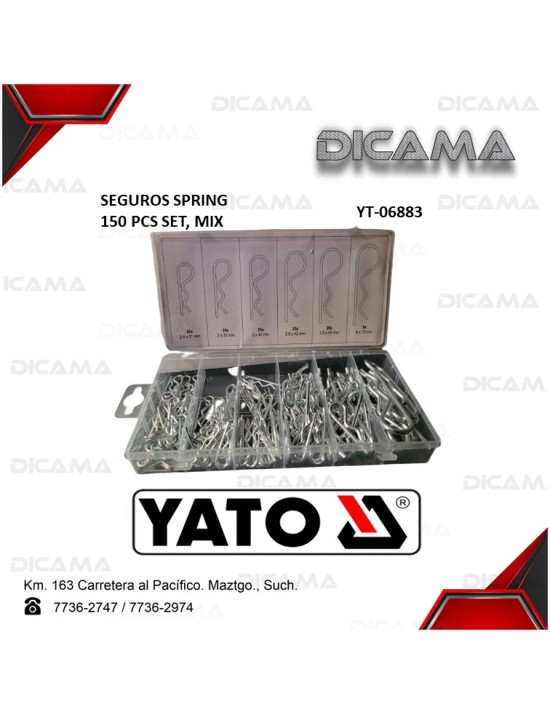 SEGURO SPRING 150 PCS SET MIX