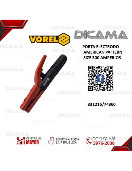 PORTA ELECTRODO AMERICAN PATTERN SIZE 300 AMPERIOS
