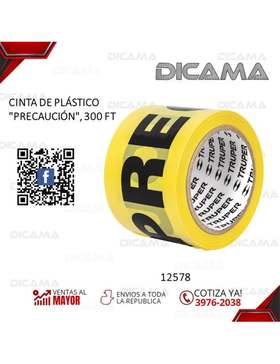 CINTA DE NAYLON PRECAUCIÓN 300 FT