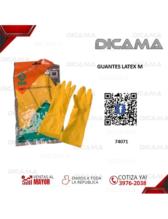 GUANTES LATEX M