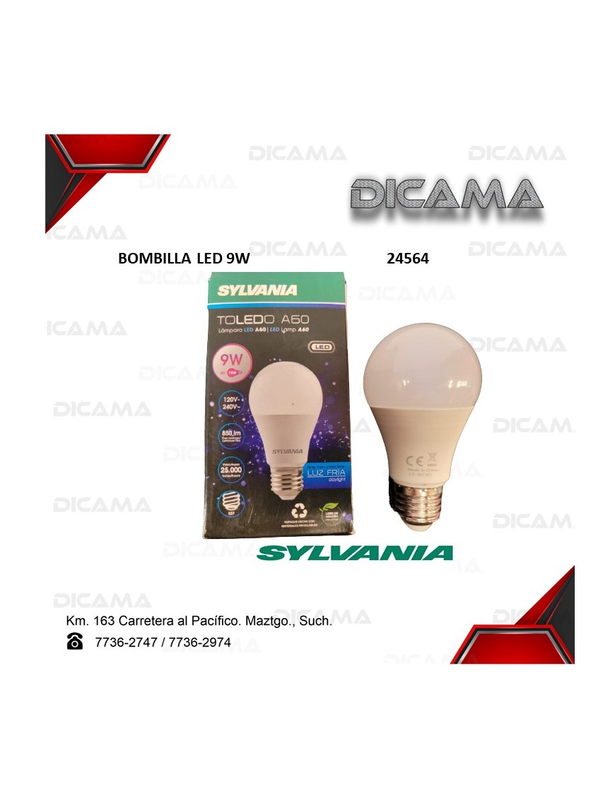 BOMBILLA LED 9W