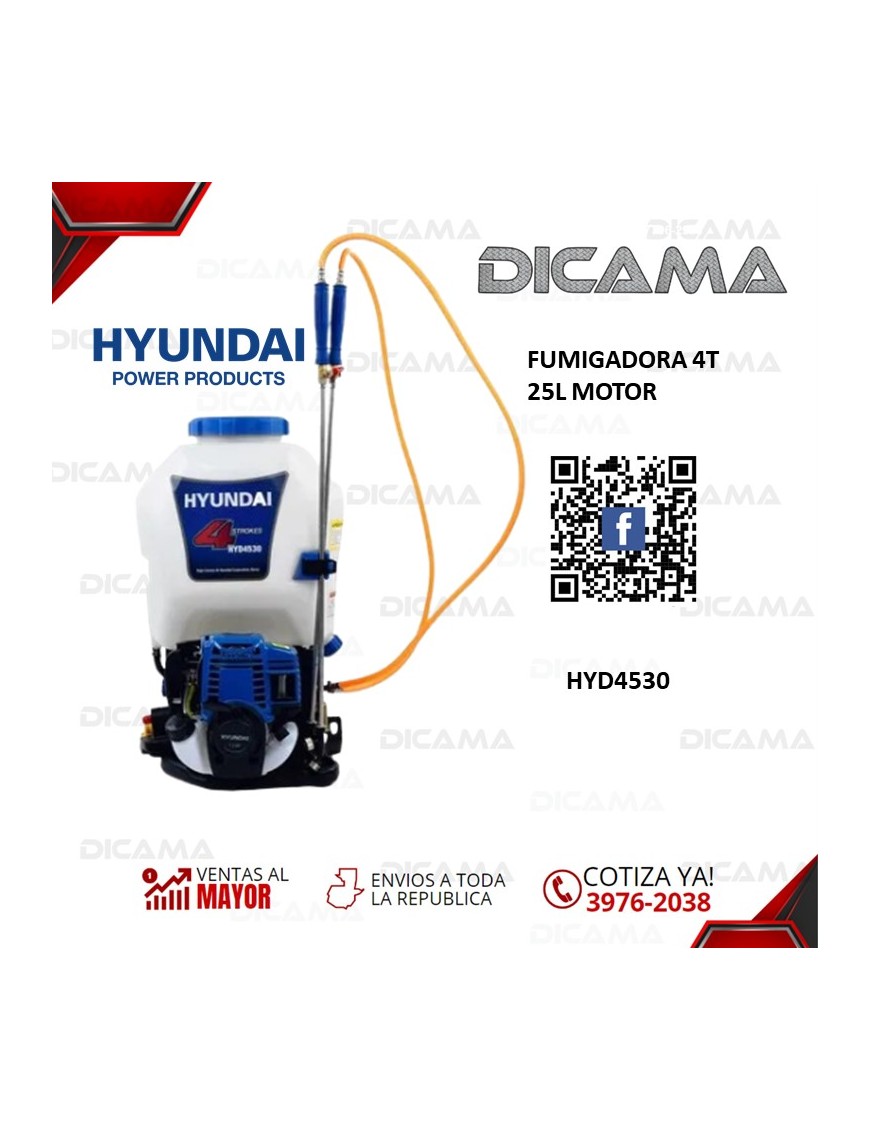 FUMIGADORA 25 LITROS GASOLINA