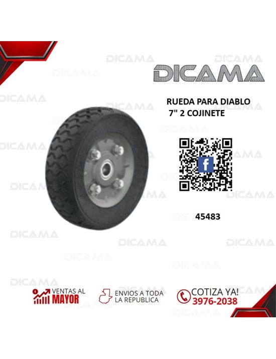 RUEDA 7" PARA DIABLO 2 COJINETE