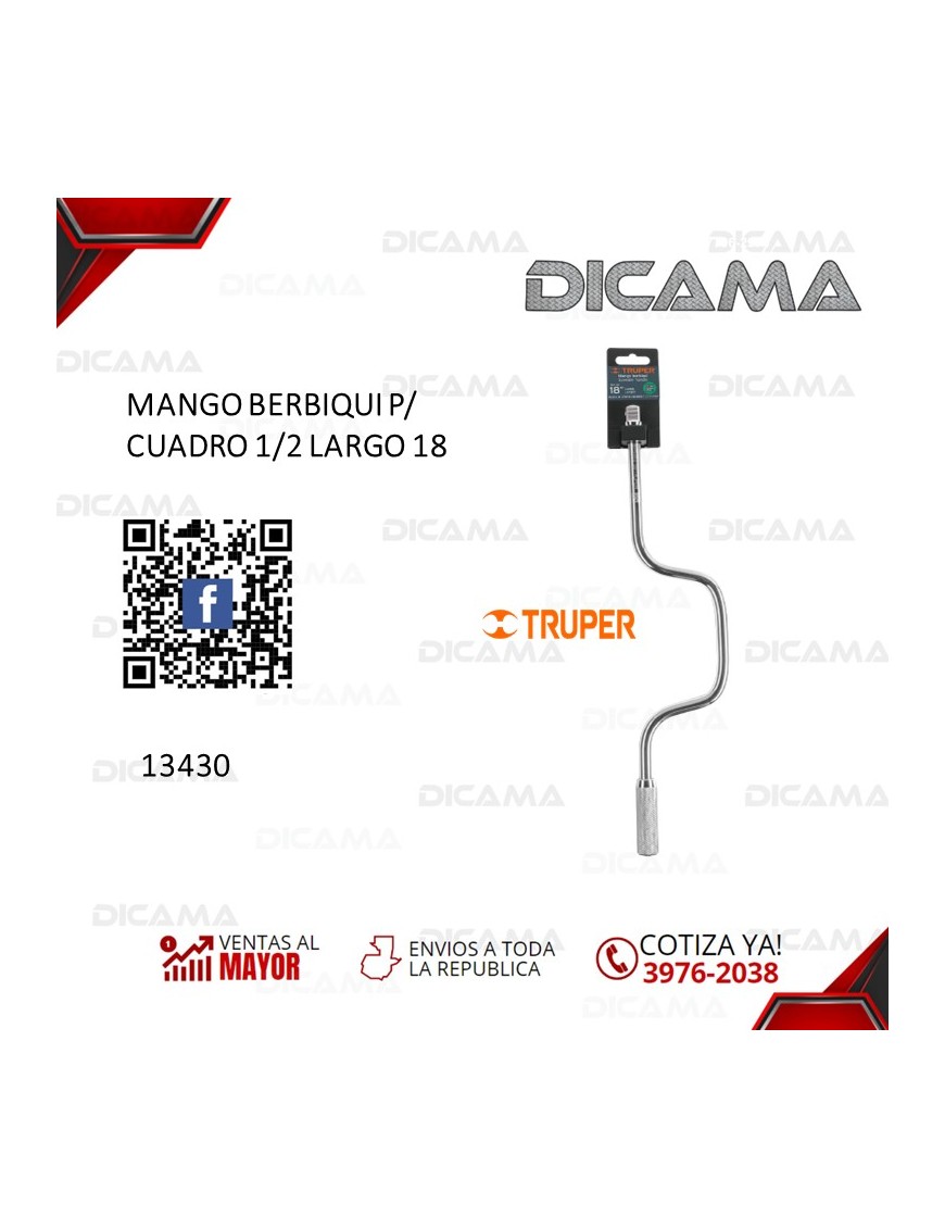 MANERAL RAIZ 1/2" 18" BERBIQUI